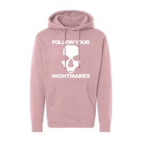 Follow Your Nightmares Hoodie Dusty Rose