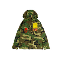 Crying Heart Panther Parka (Up-cycled)