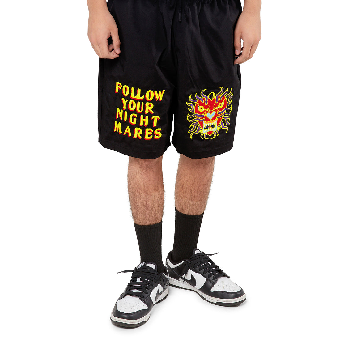 Crying Heart Panther Shorts