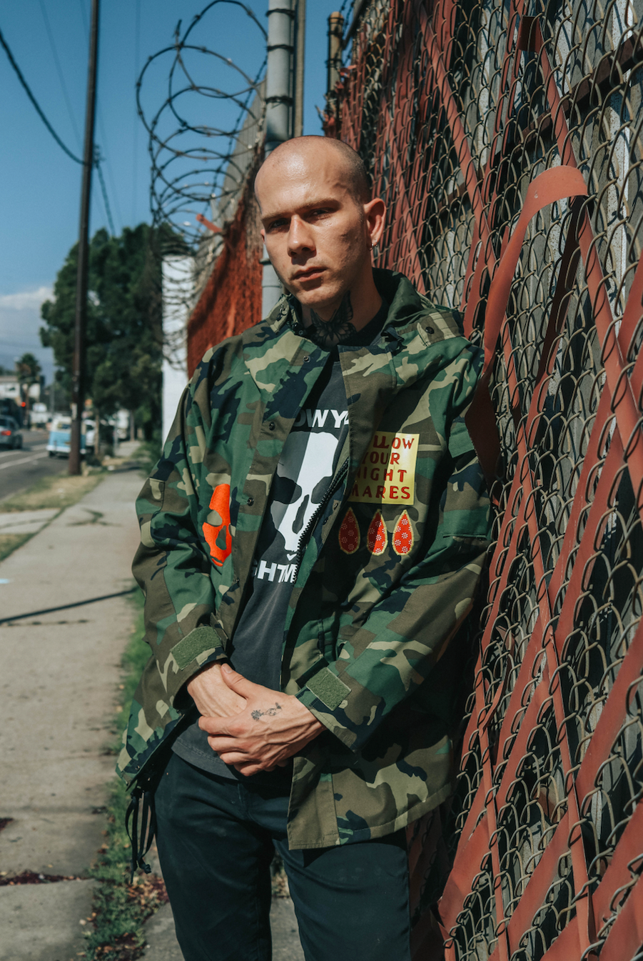 Crying Heart Panther Parka (Up-cycled)