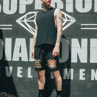 Crying Heart Panther Shorts