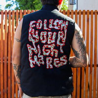 Follow Your Nightmares Vest (UP-CYCLED)