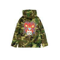 Crying Heart Panther Parka (Up-cycled)