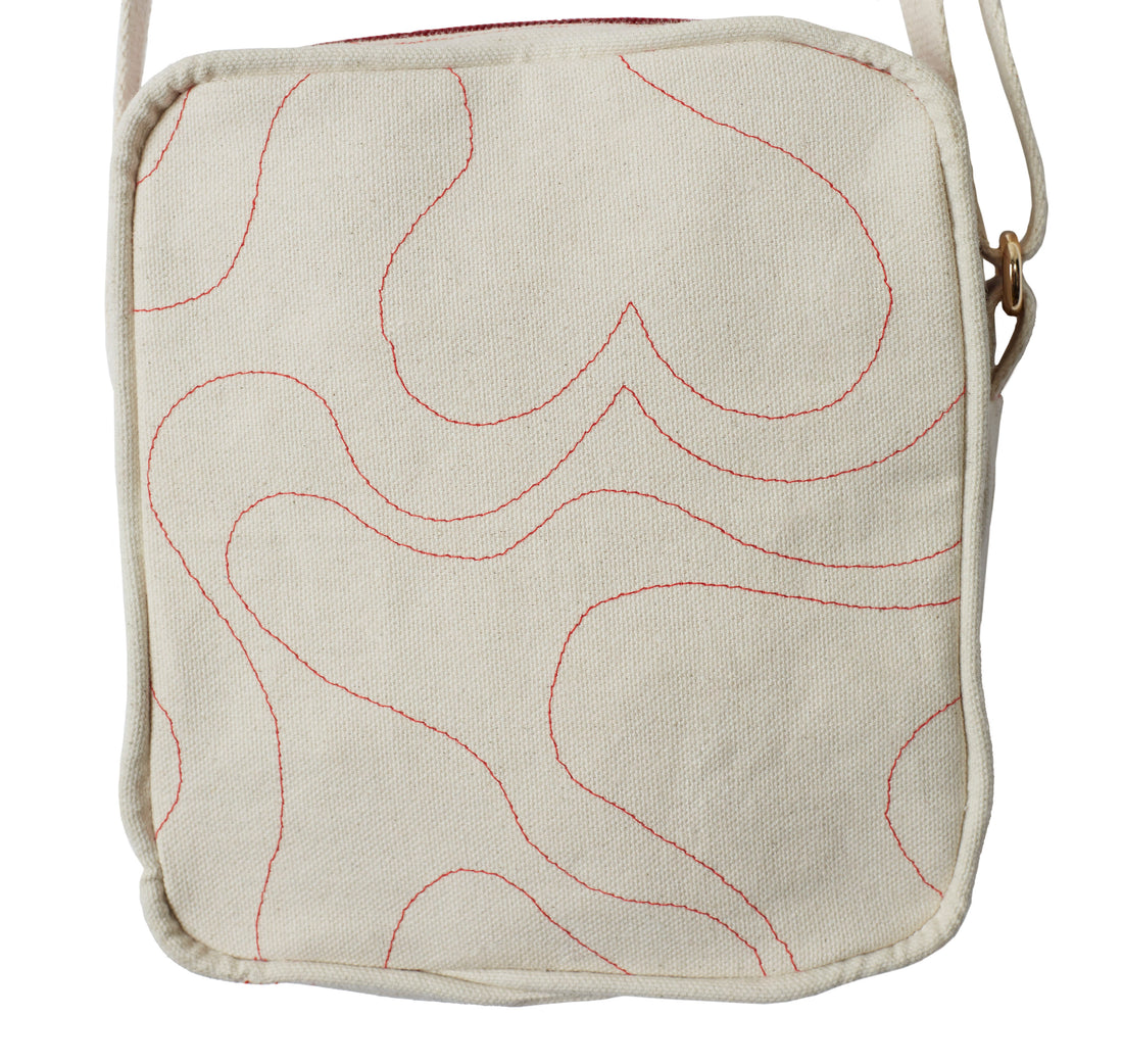 Quilted Canvas Crossbody Bag