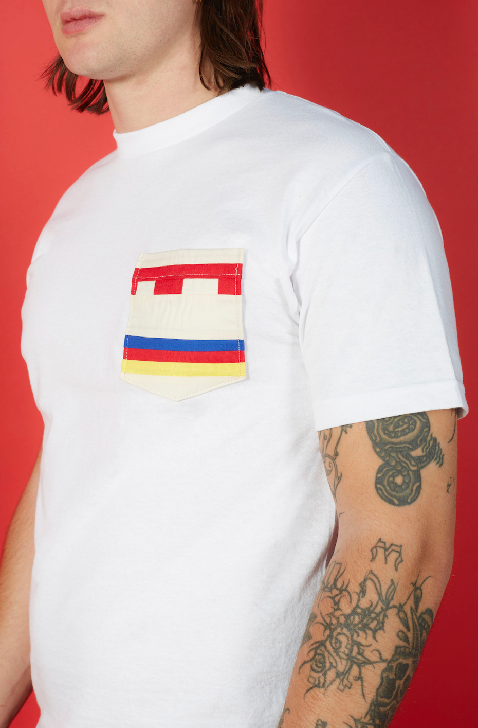 Pattern sales pocket tees