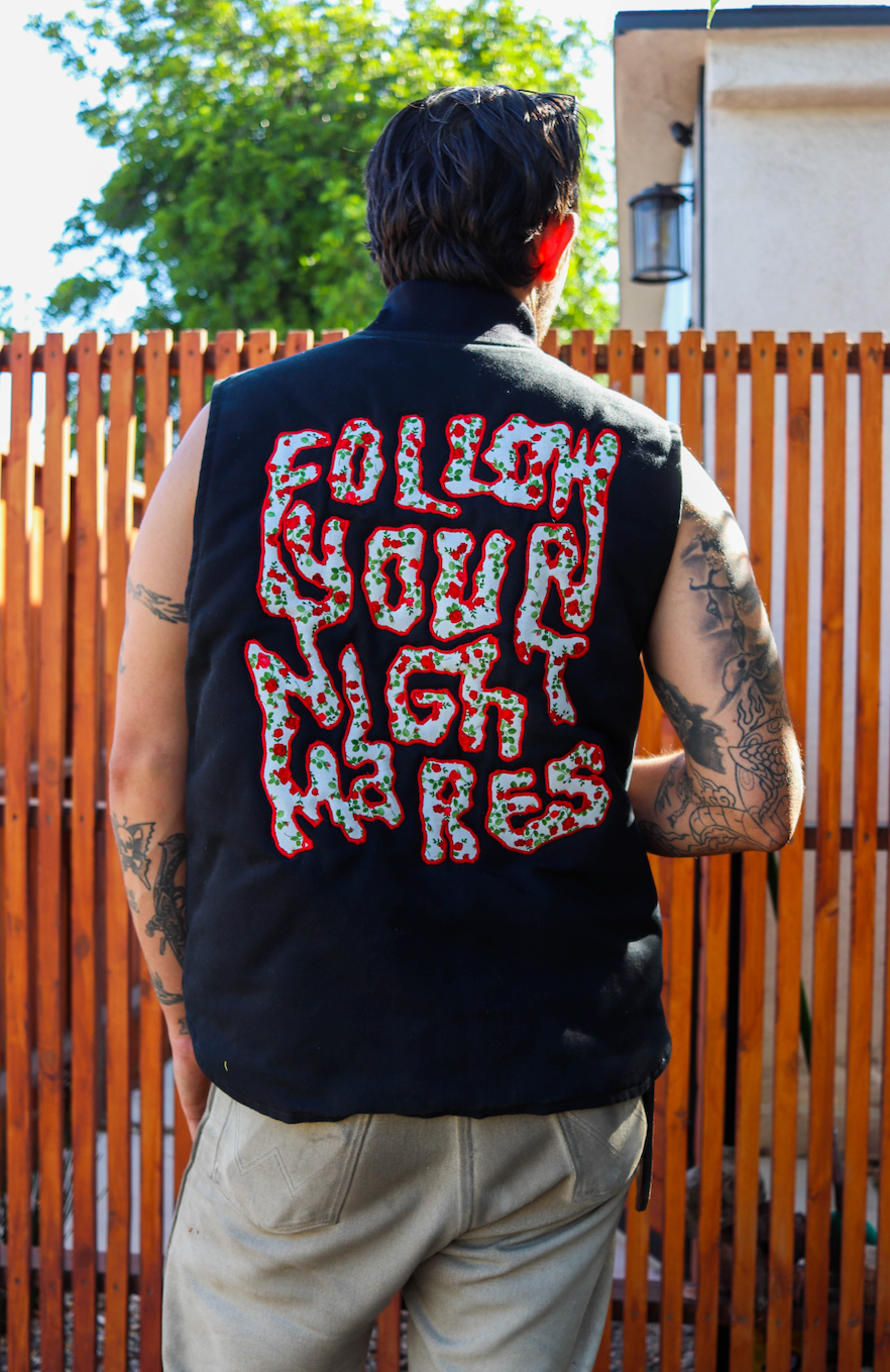 Follow Your Nightmares Vest (UP-CYCLED)